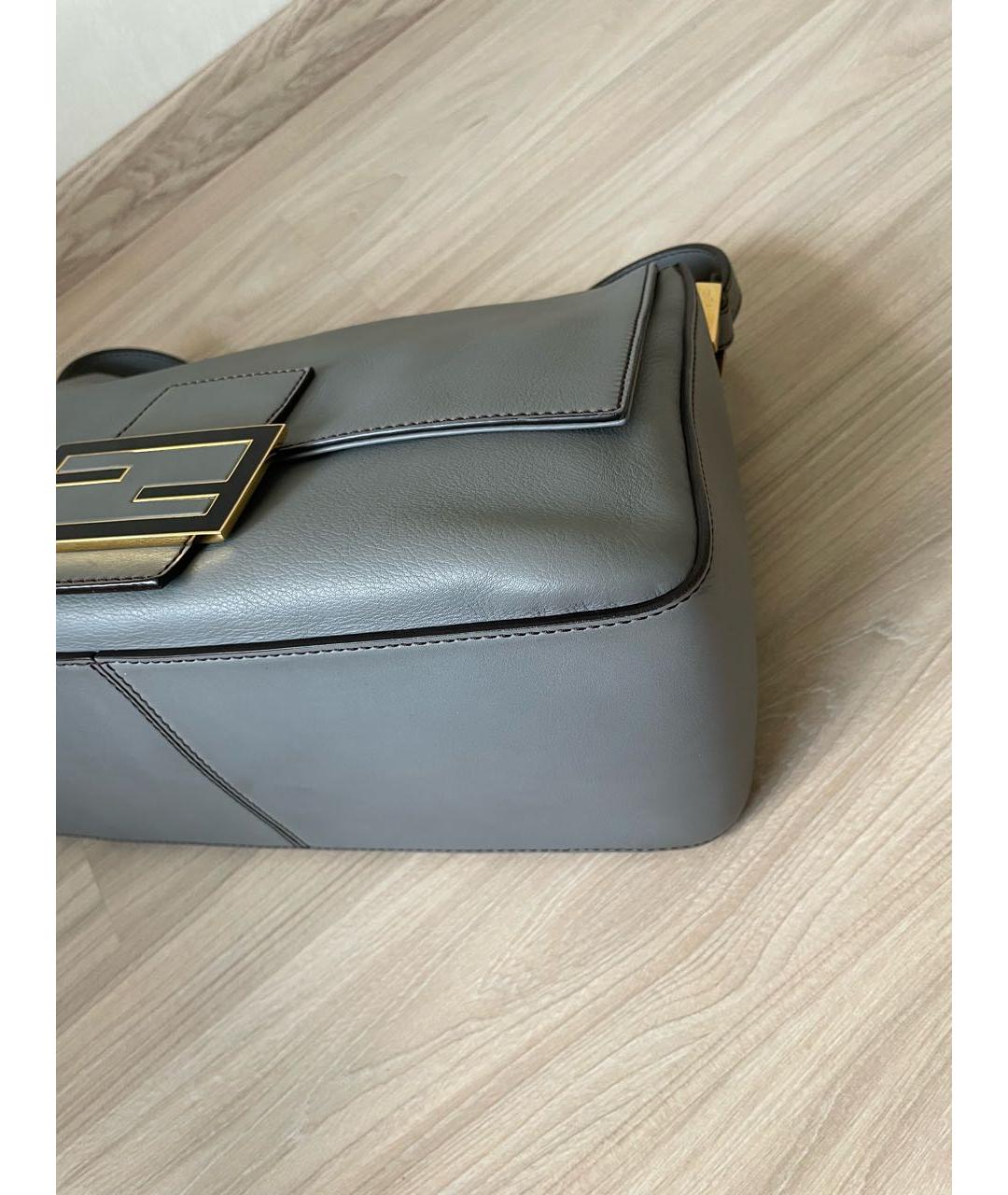 FENDI Кожаная сумка через плечо, фото 3