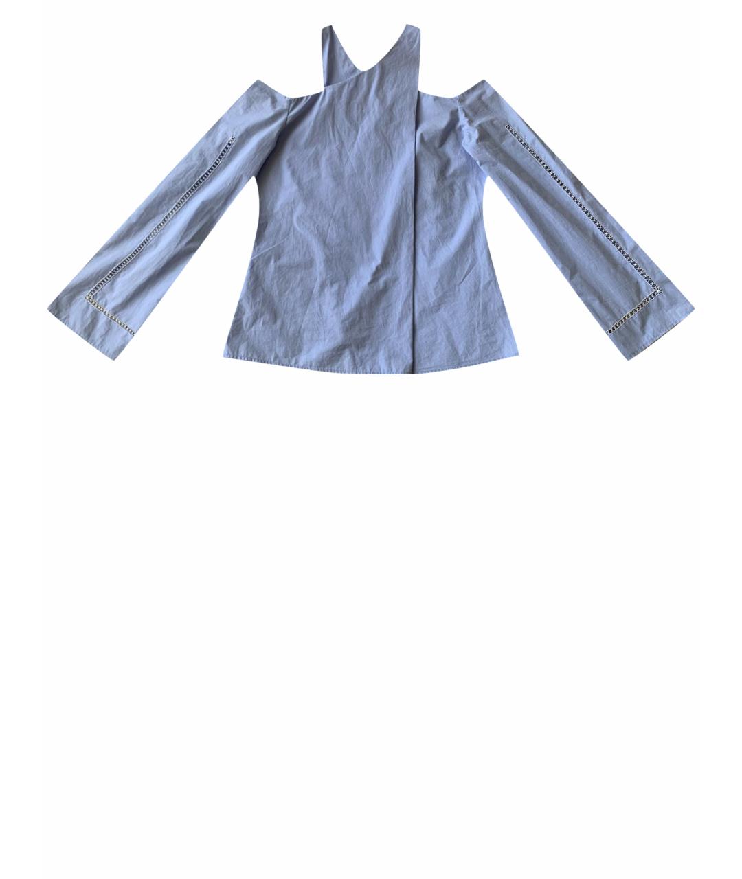 ZEUS+DIONE Голубая хлопковая рубашка, фото 6