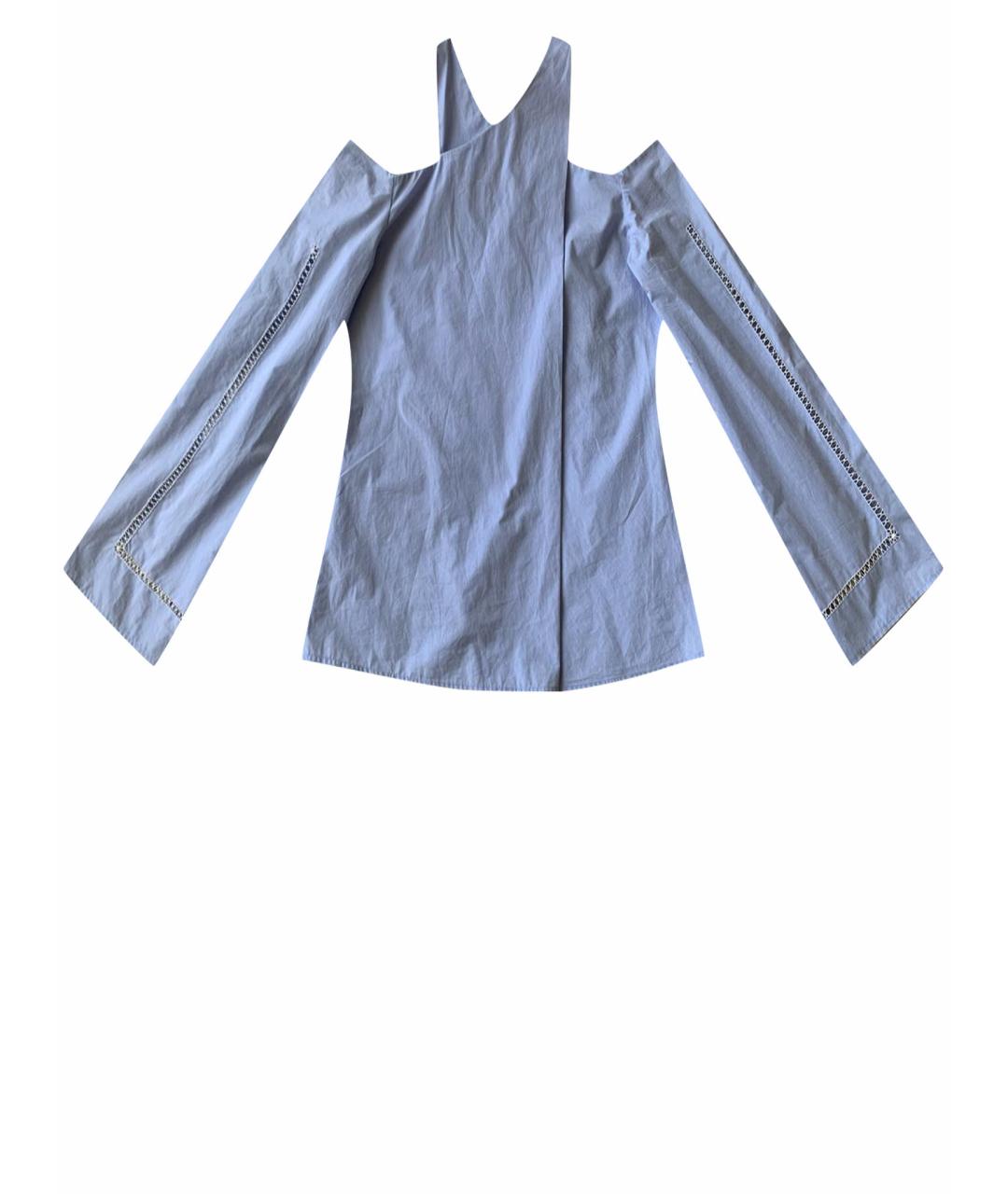 ZEUS+DIONE Голубая хлопковая рубашка, фото 1