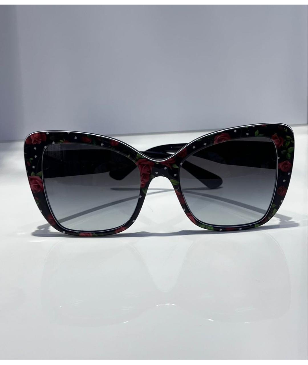 DOLCE&GABBANA Мульти пластиковые солнцезащитные очки, фото 6
