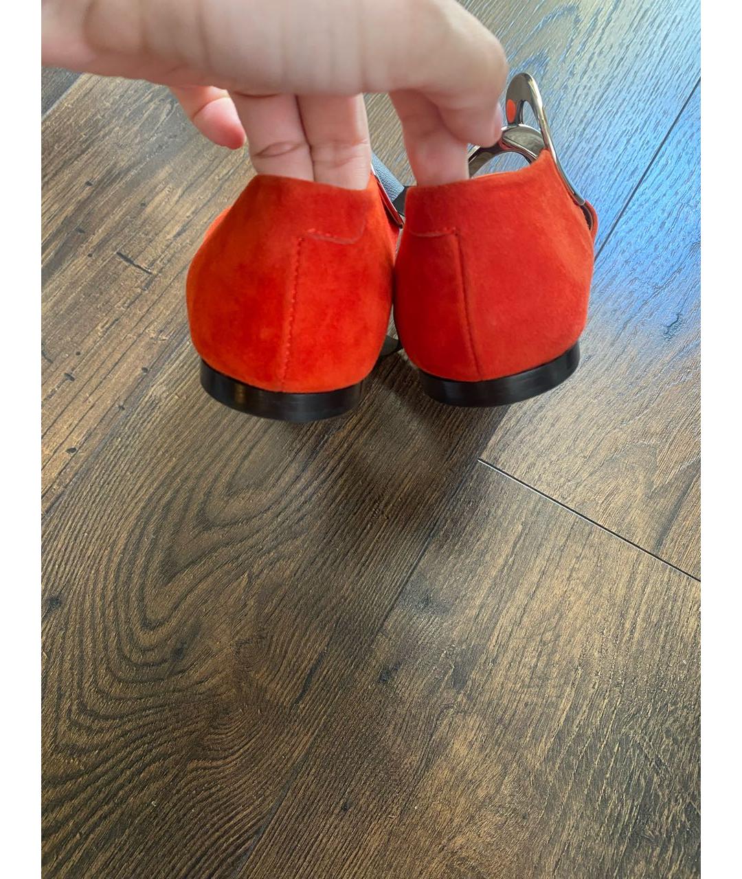 PROENZA SCHOULER Красные замшевые туфли, фото 2