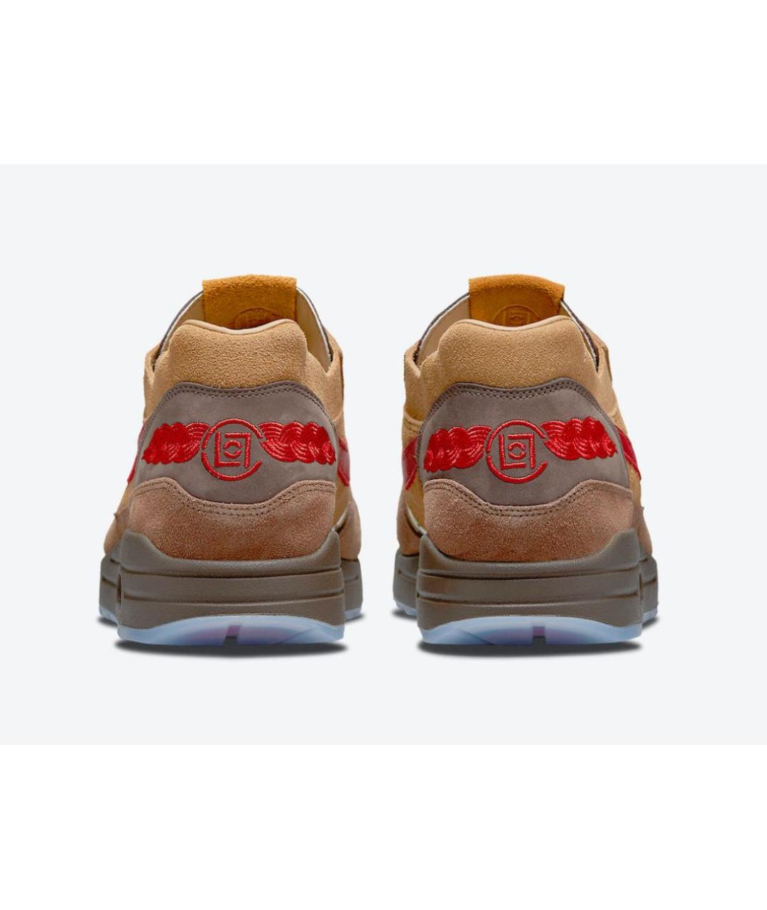 NIKE Коричневые замшевые низкие кроссовки / кеды, фото 4