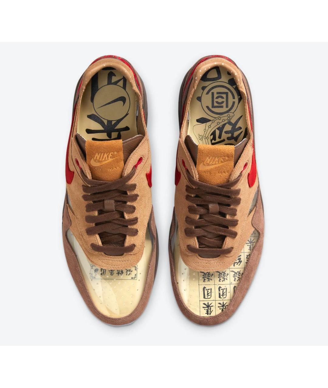 NIKE Коричневые замшевые низкие кроссовки / кеды, фото 3