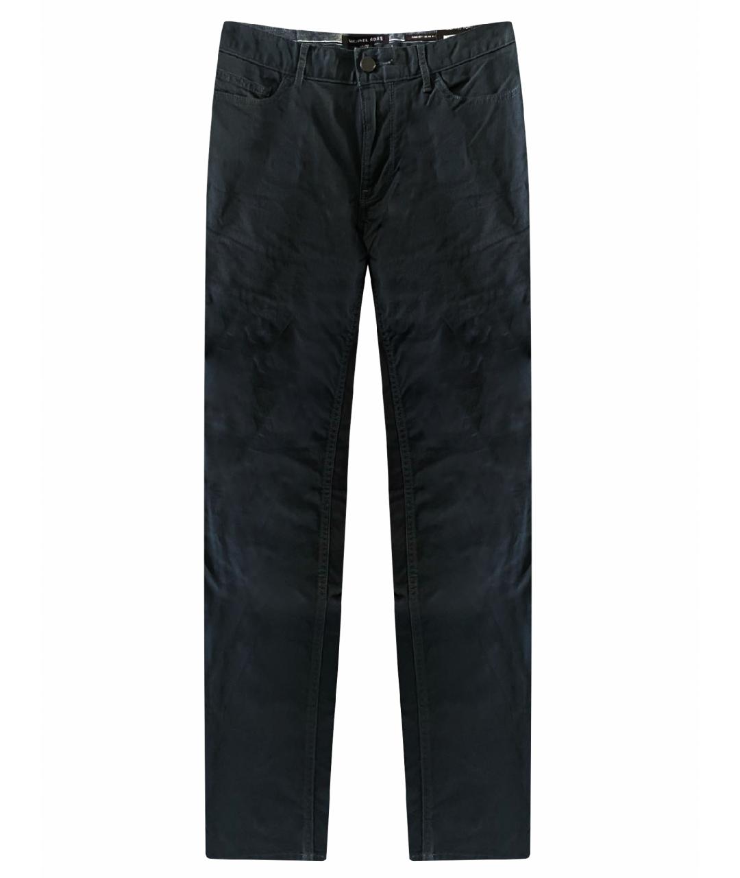 MICHAEL KORS Серые хлопко-эластановые брюки чинос, фото 1