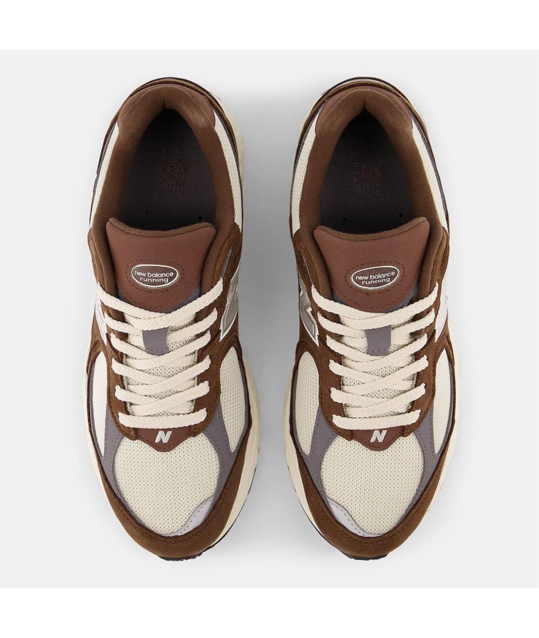 NEW BALANCE Коричневые замшевые низкие кроссовки / кеды, фото 3