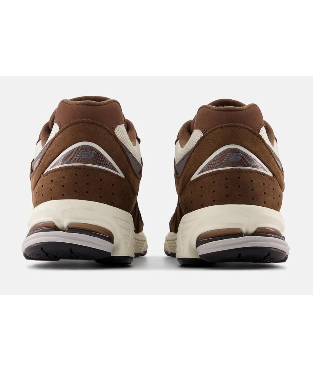 NEW BALANCE Коричневые замшевые низкие кроссовки / кеды, фото 4
