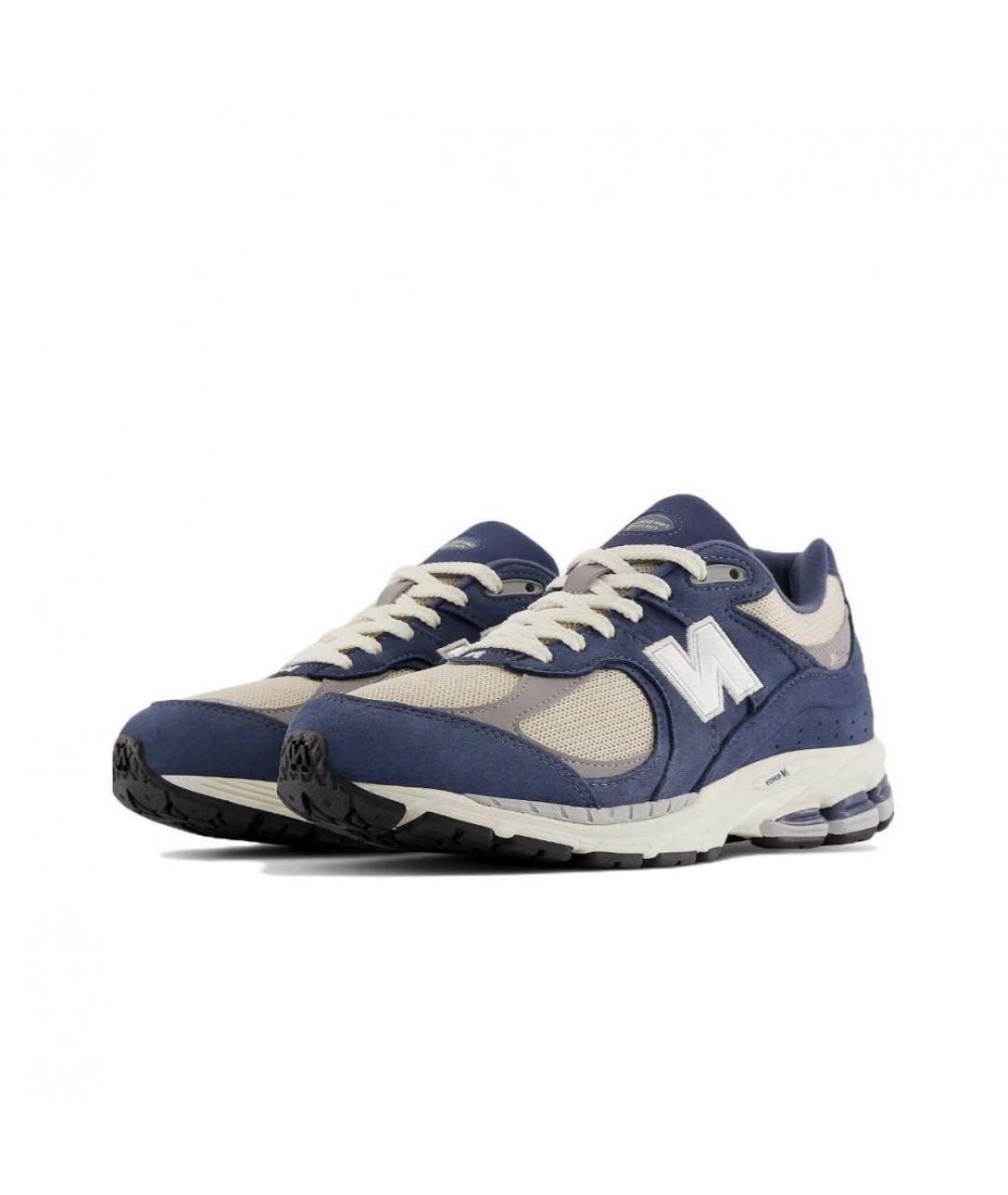 NEW BALANCE Синие нубуковые кроссовки, фото 2