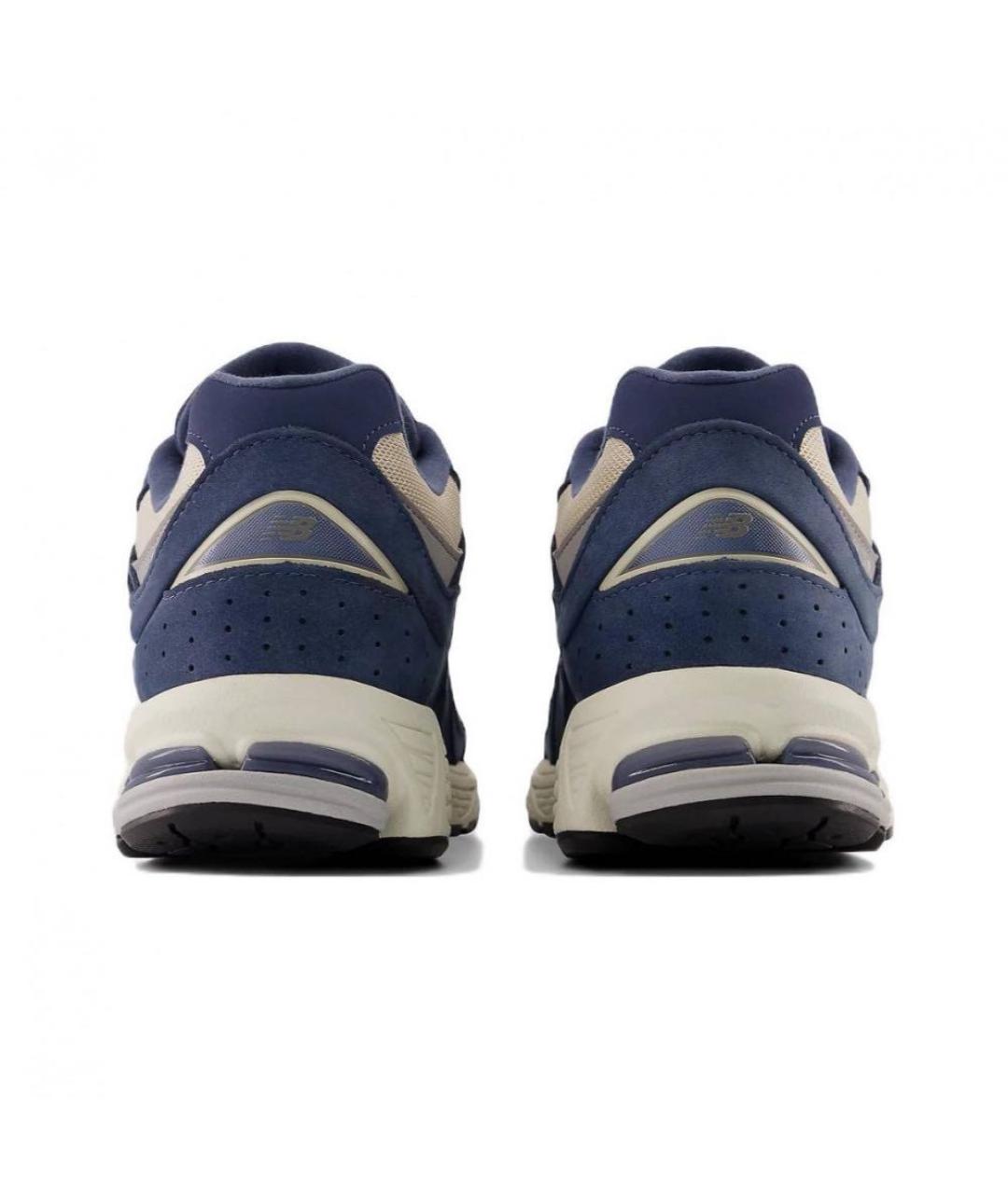 NEW BALANCE Синие нубуковые кроссовки, фото 4