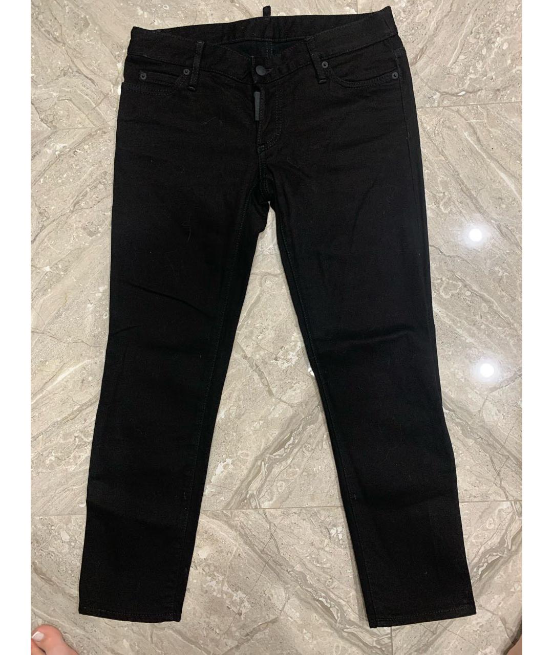 DSQUARED2 Черные прямые джинсы, фото 5