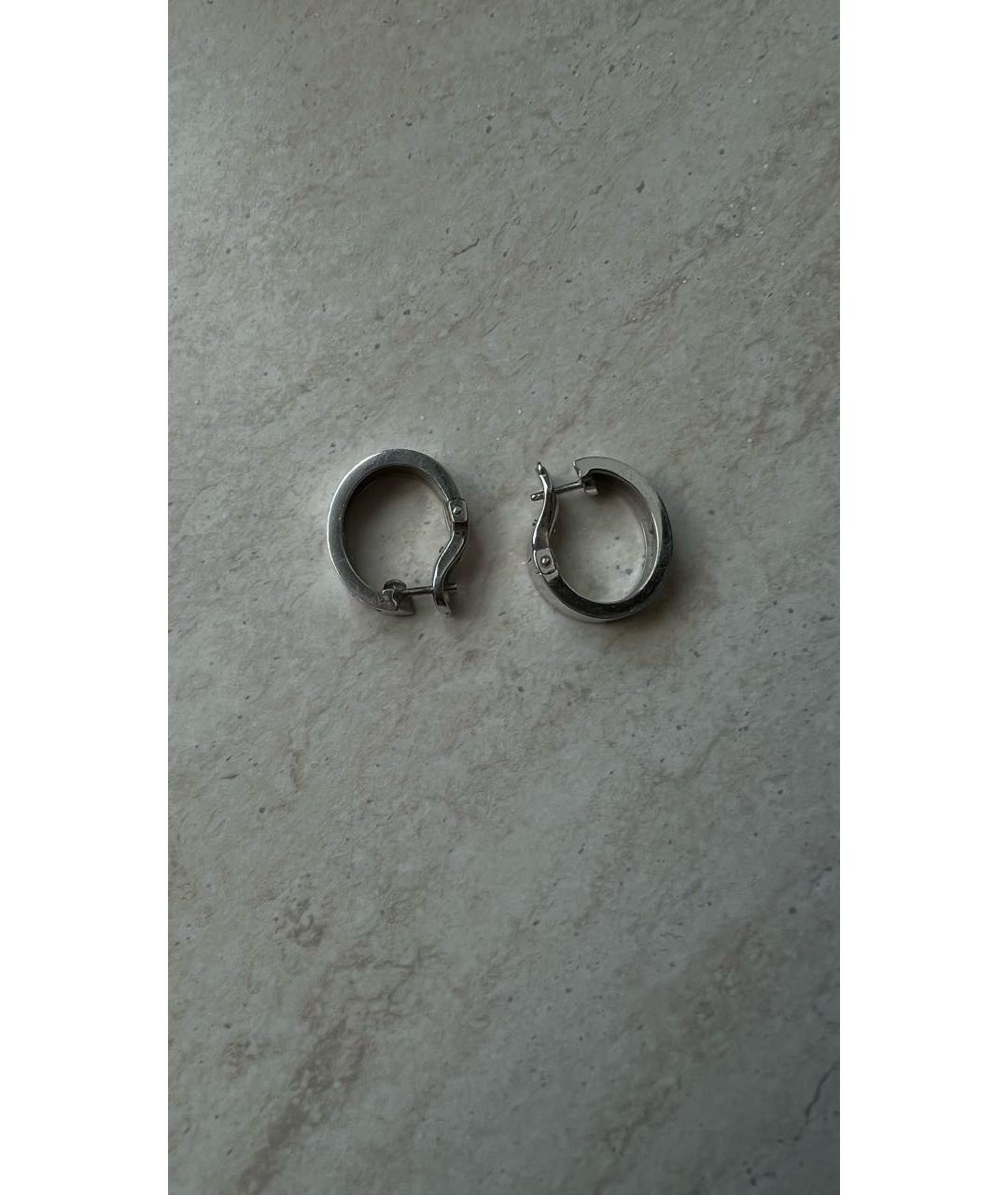 CARTIER Белые серьги из белого золота, фото 3