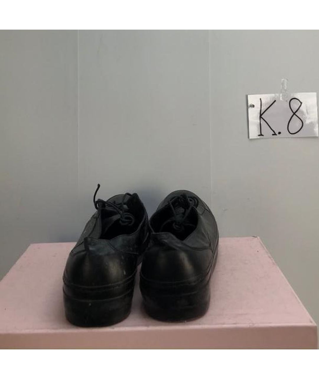 YOHJI YAMAMOTO Черные кожаные низкие ботинки, фото 3
