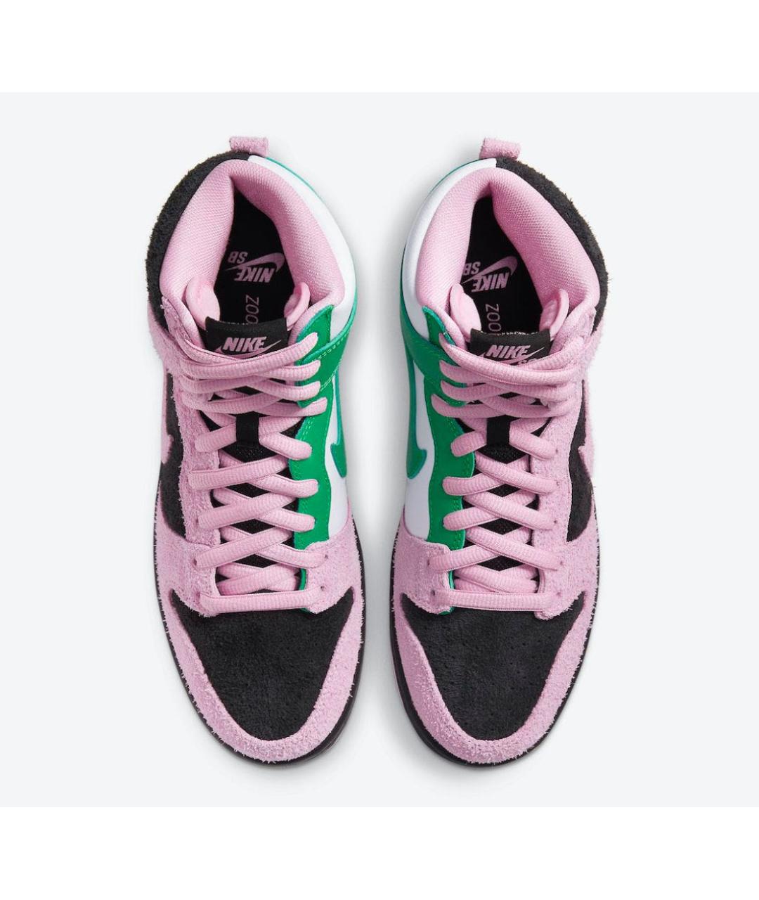 NIKE Мульти замшевые высокие кроссовки / кеды, фото 3