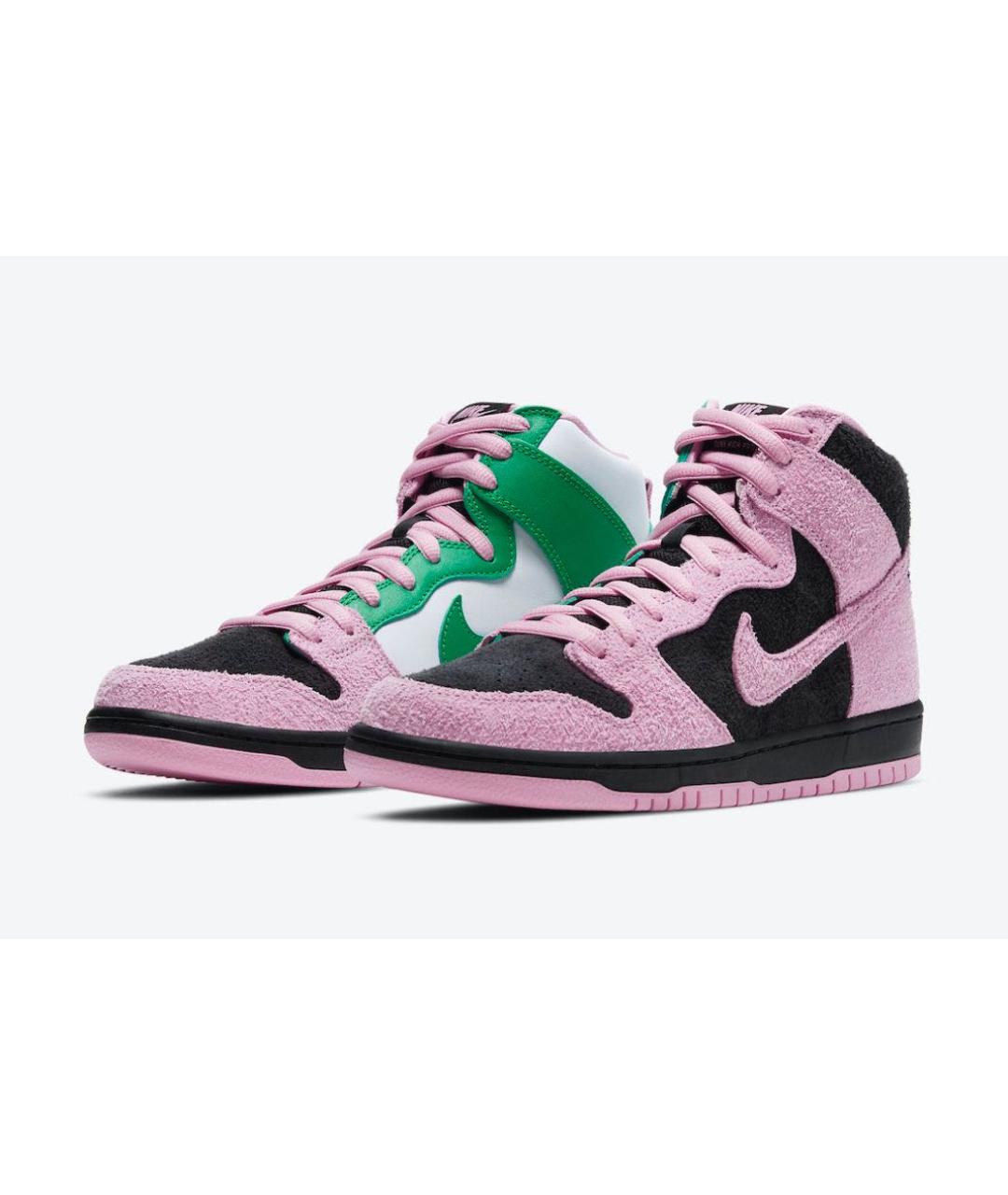 NIKE Мульти замшевые высокие кроссовки / кеды, фото 2