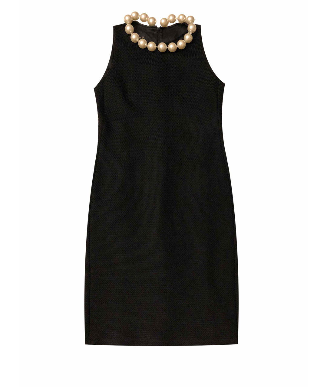 BOUTIQUE MOSCHINO Черное полиэстеровое коктейльное платье, фото 1