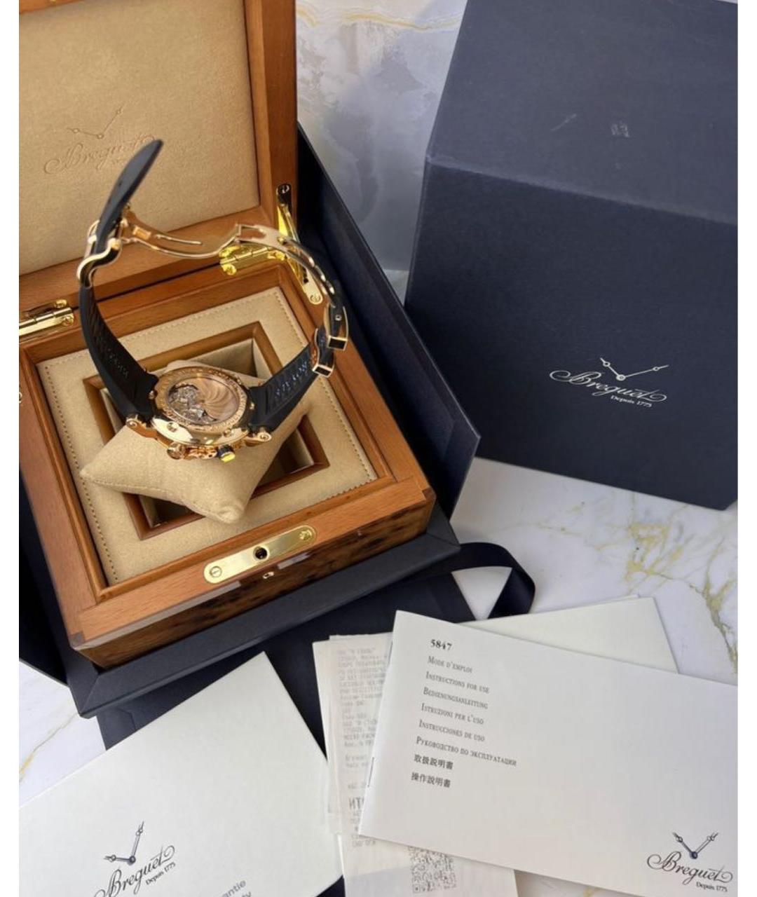 Breguet Золотые часы из желтого золота, фото 3