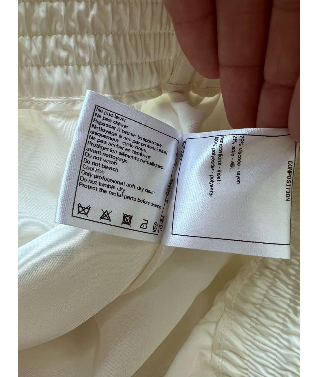 CHANEL Белые шорты, фото 7