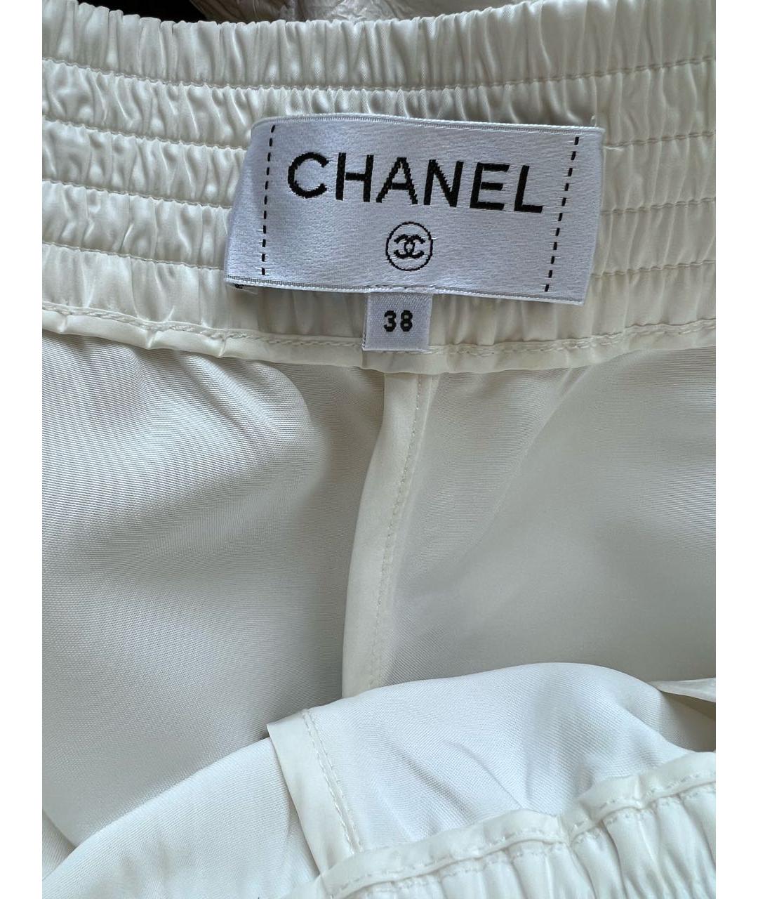 CHANEL Белые шорты, фото 5
