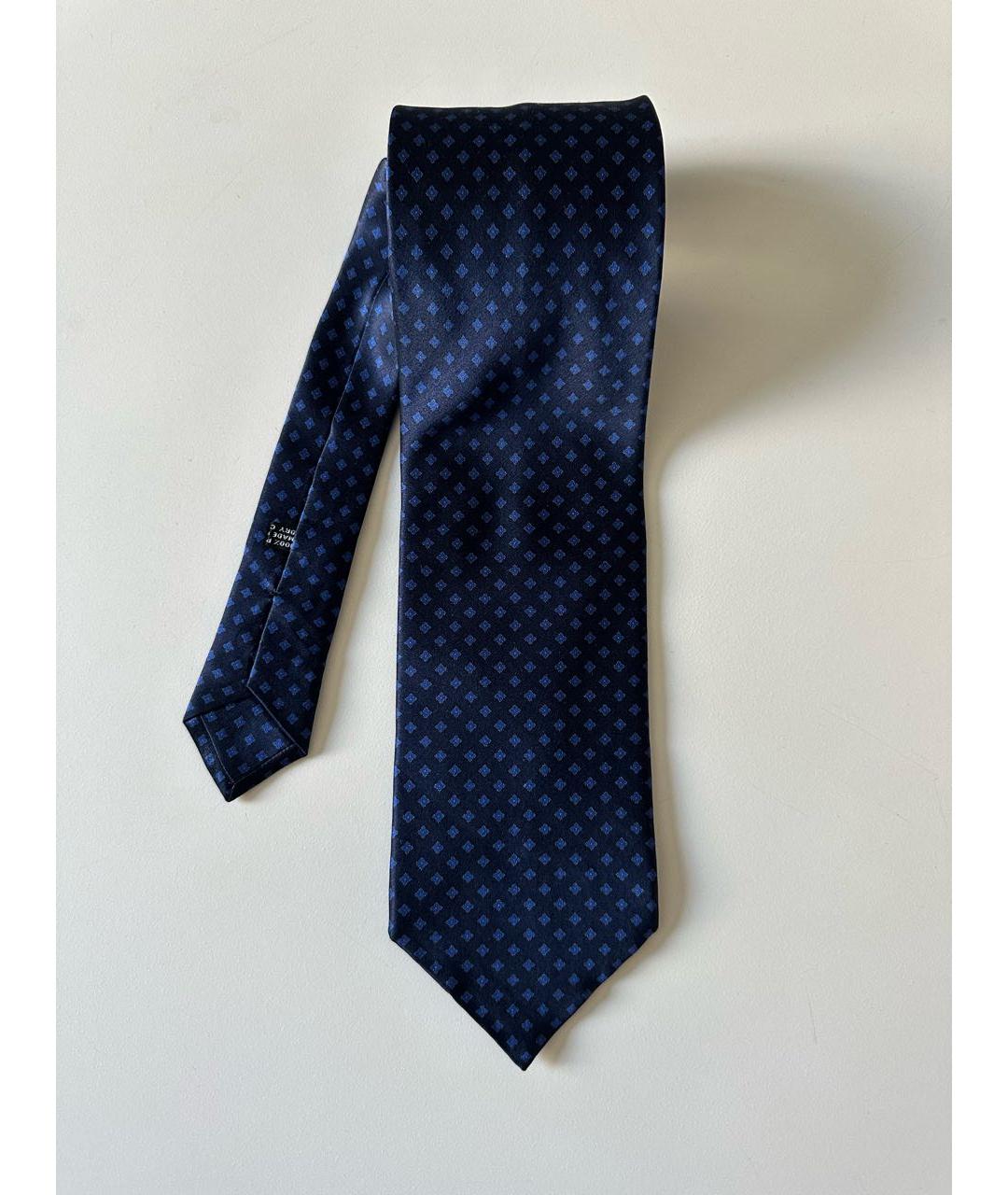 STEFANO RICCI Синий шелковый галстук, фото 6