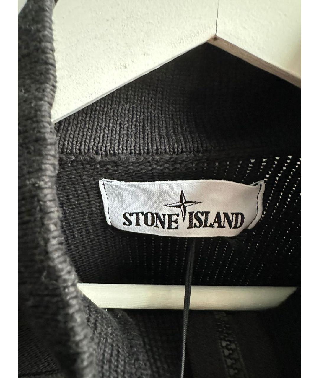 STONE ISLAND Черный джемпер / свитер, фото 3
