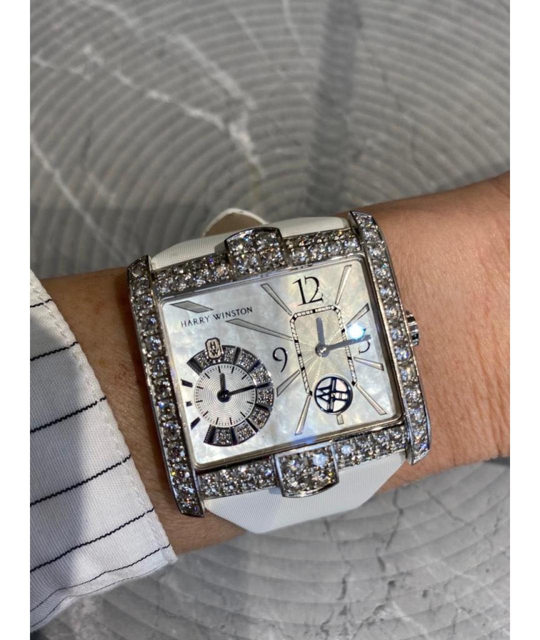 Harry Winston Белые часы из белого золота, фото 6