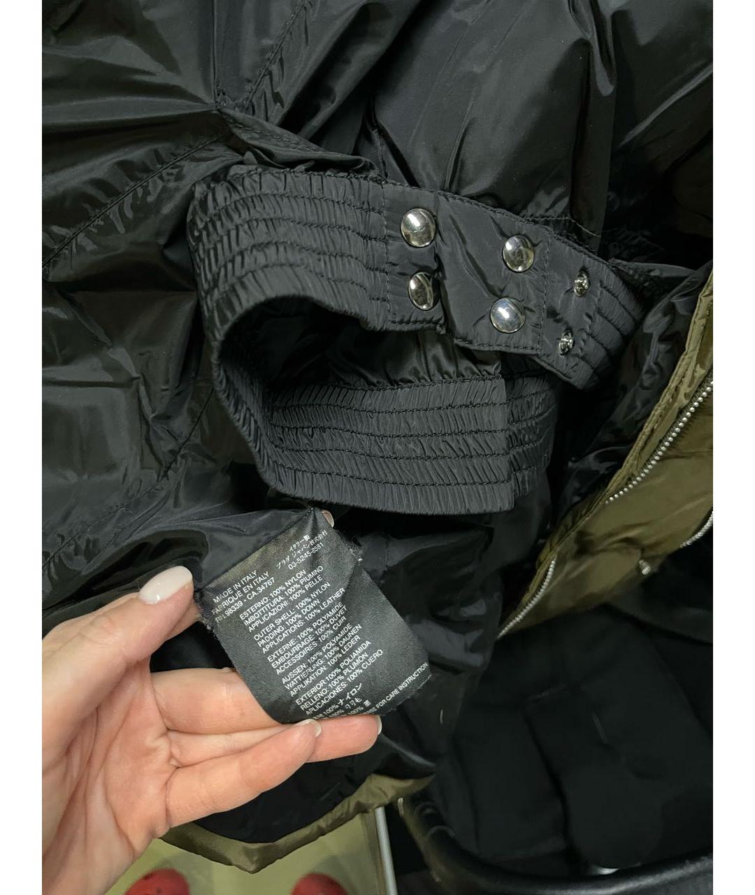 PRADA Хаки пуховик, фото 4