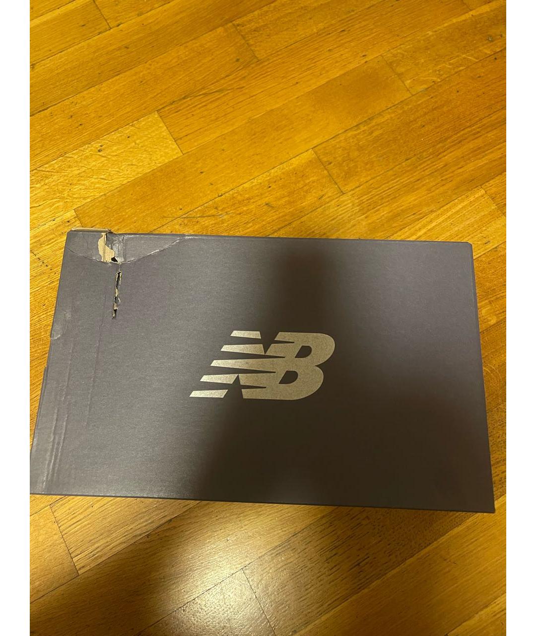 NEW BALANCE Белые кожаные низкие кроссовки / кеды, фото 5