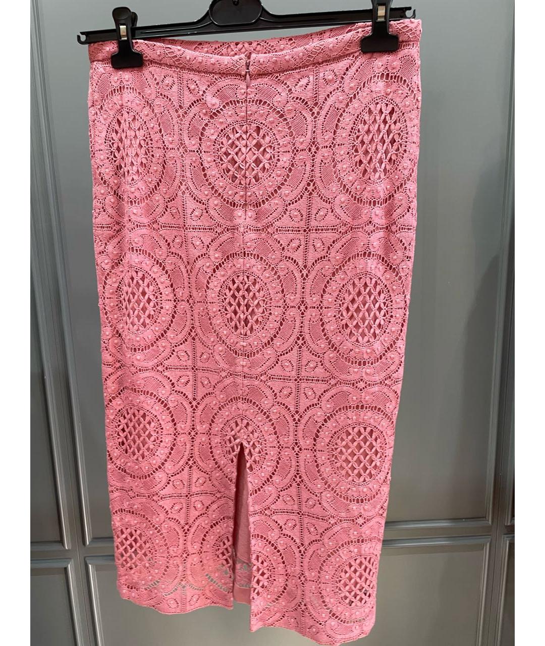 BURBERRY Розовый хлопковый костюм с юбками, фото 6