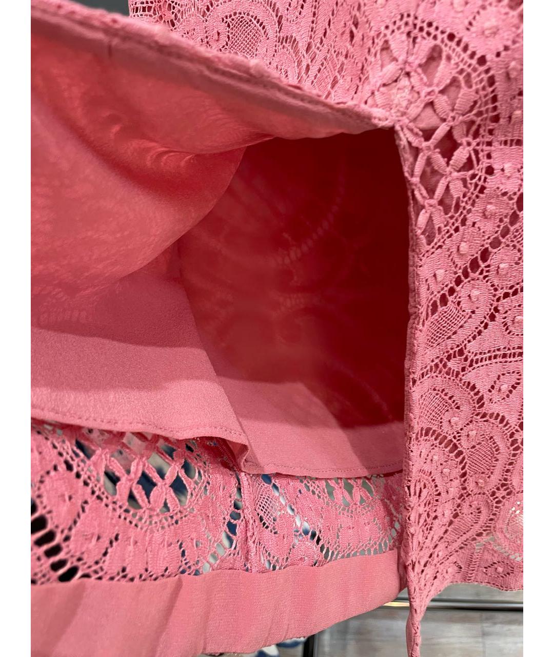 BURBERRY Розовый хлопковый костюм с юбками, фото 7
