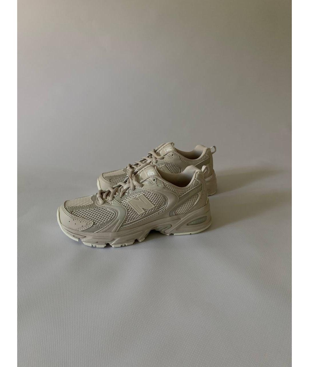 NEW BALANCE Бежевые текстильные кроссовки, фото 4