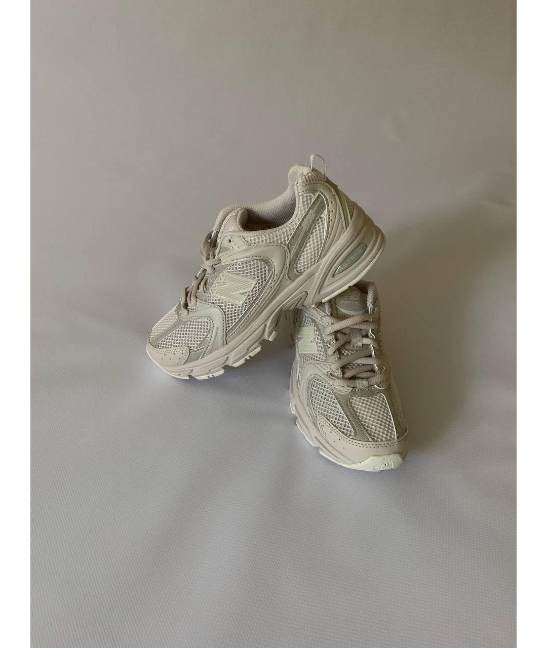 NEW BALANCE Бежевые текстильные кроссовки, фото 6