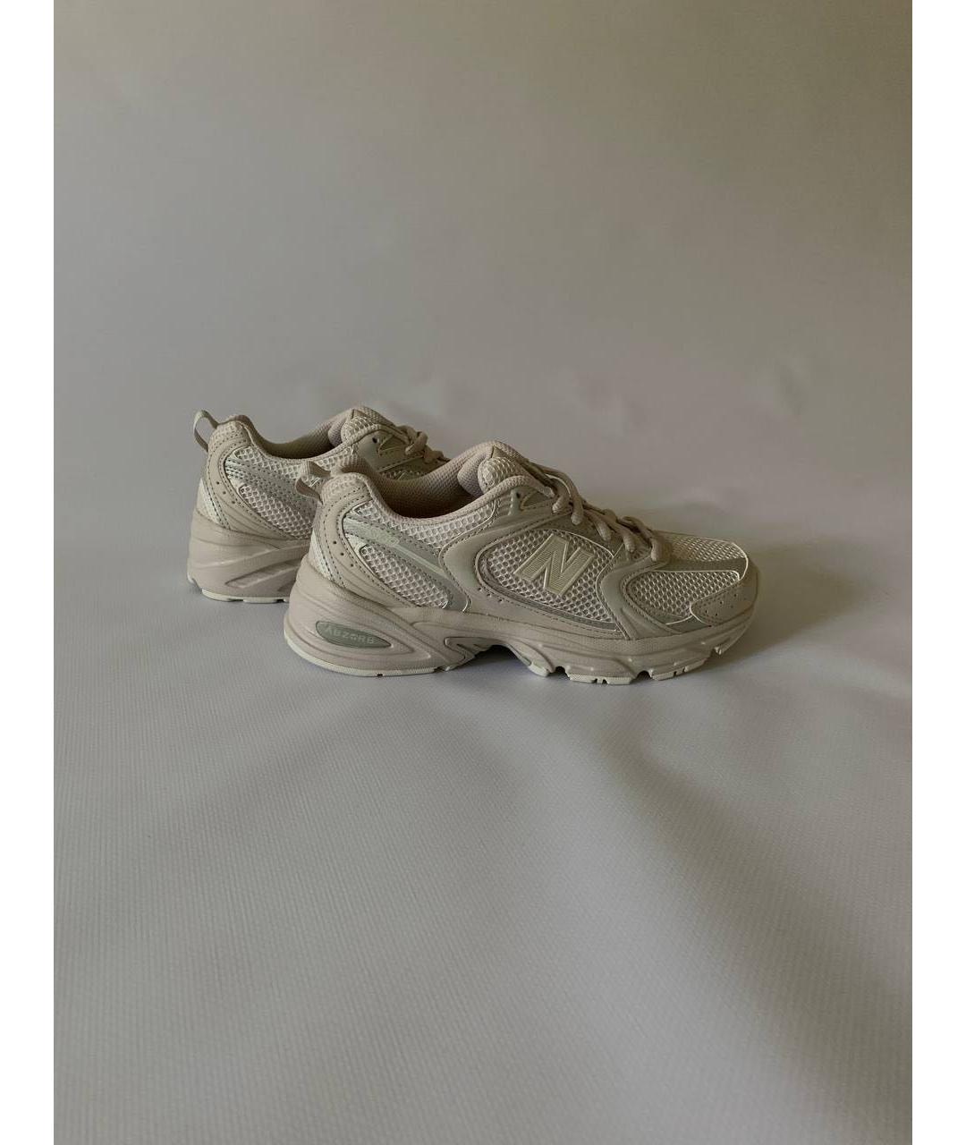 NEW BALANCE Бежевые текстильные кроссовки, фото 3
