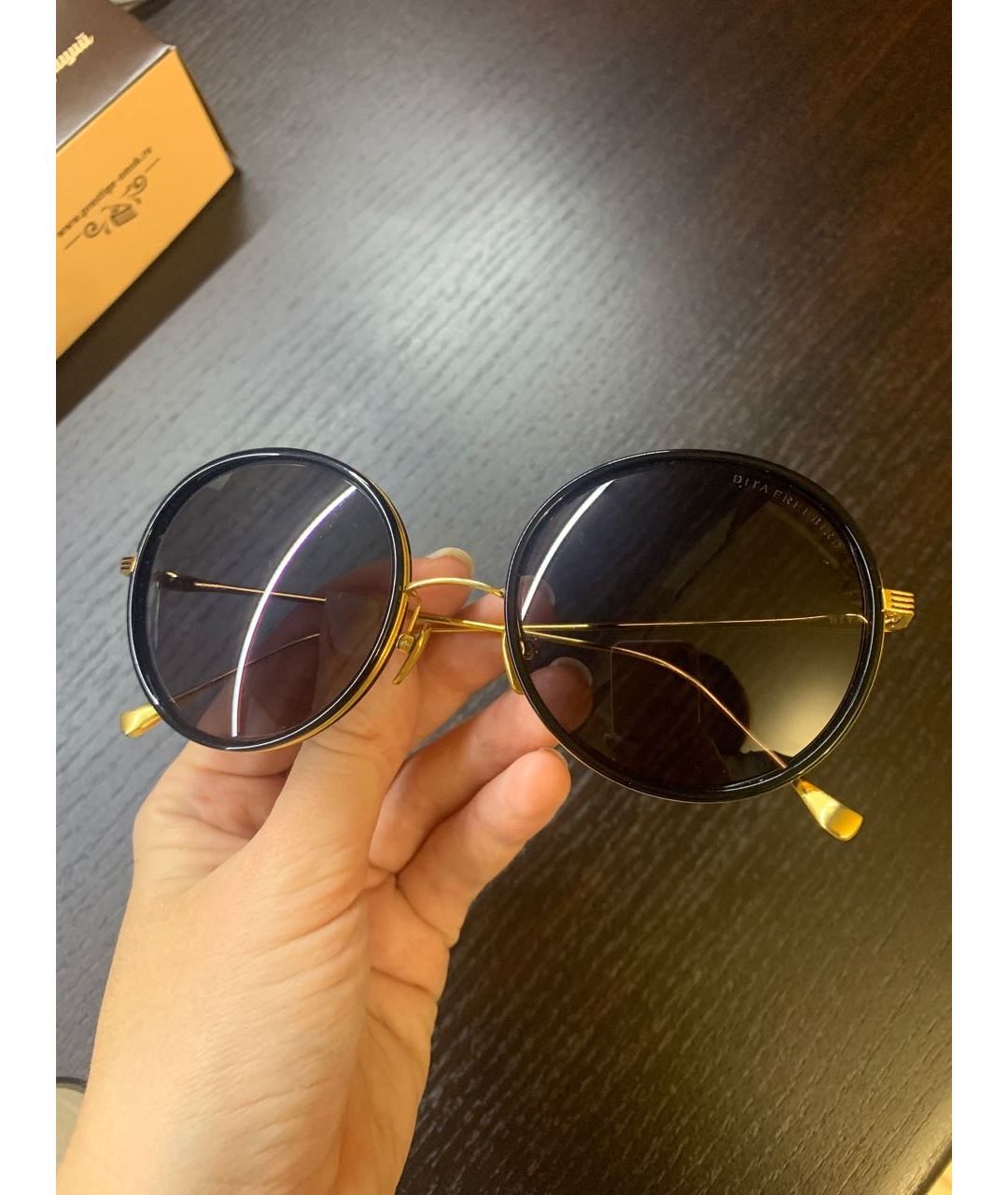 DITA Черные металлические солнцезащитные очки, фото 6