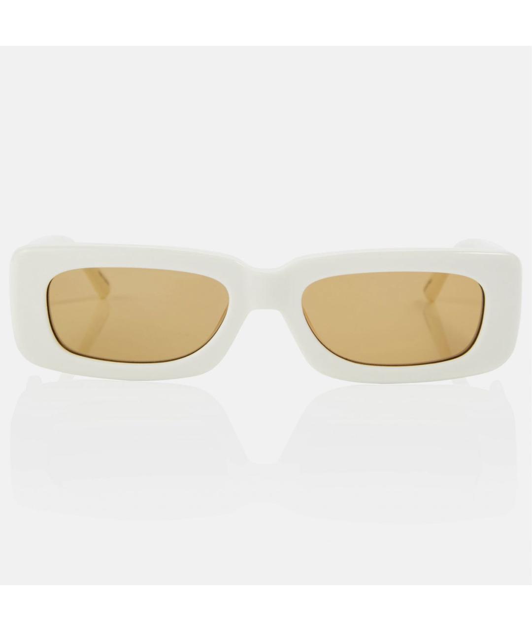 THE ATTICO Бежевые пластиковые солнцезащитные очки, фото 9