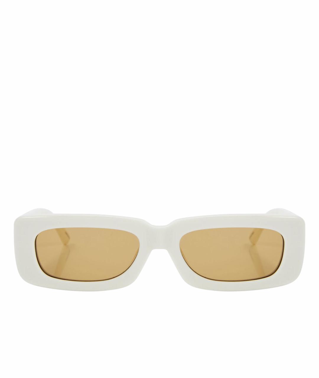 THE ATTICO Бежевые пластиковые солнцезащитные очки, фото 1