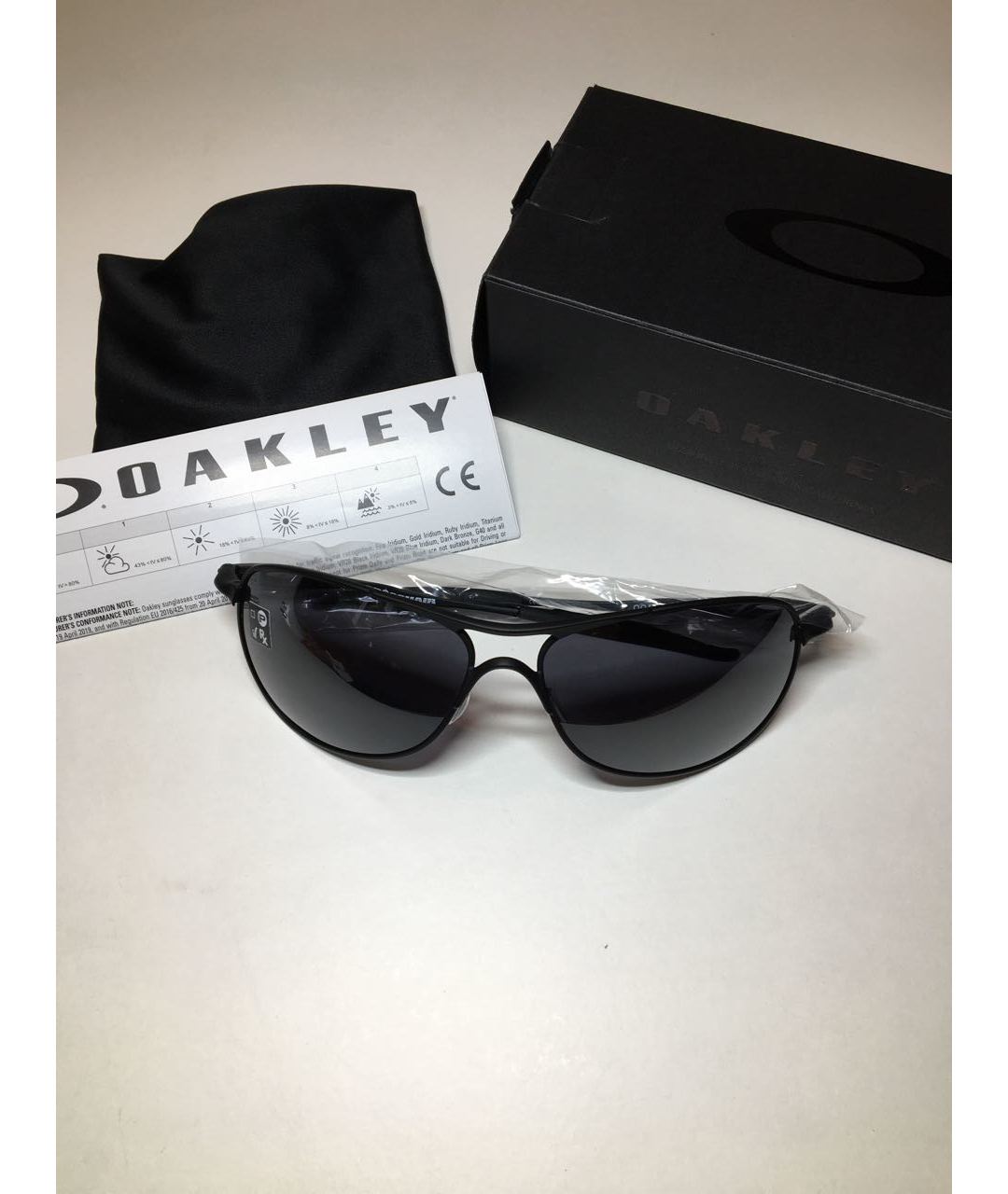 OAKLEY Черные металлические солнцезащитные очки, фото 6