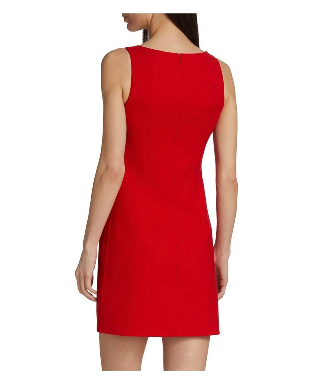 MICHAEL KORS COLLECTION Красное шерстяное коктейльное платье, фото 2