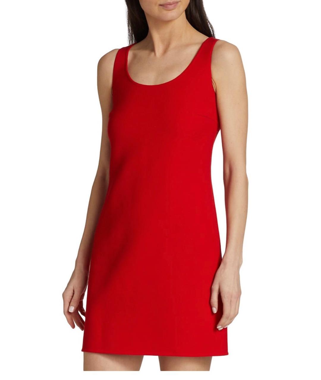 MICHAEL KORS COLLECTION Красное шерстяное коктейльное платье, фото 4