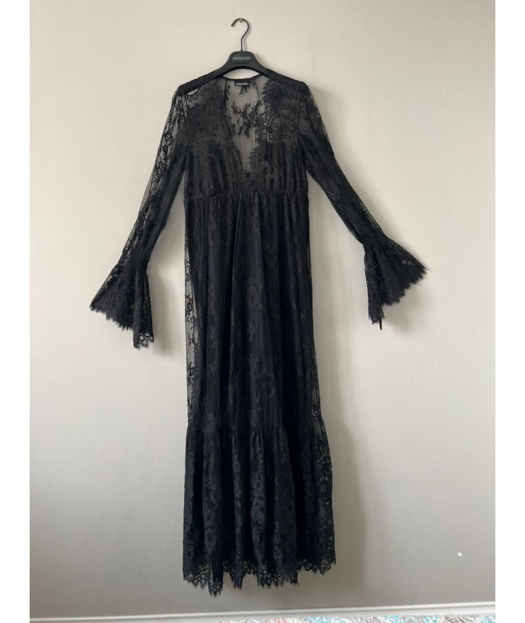 ERMANNO SCERVINO Черное полиамидовое платье, фото 6
