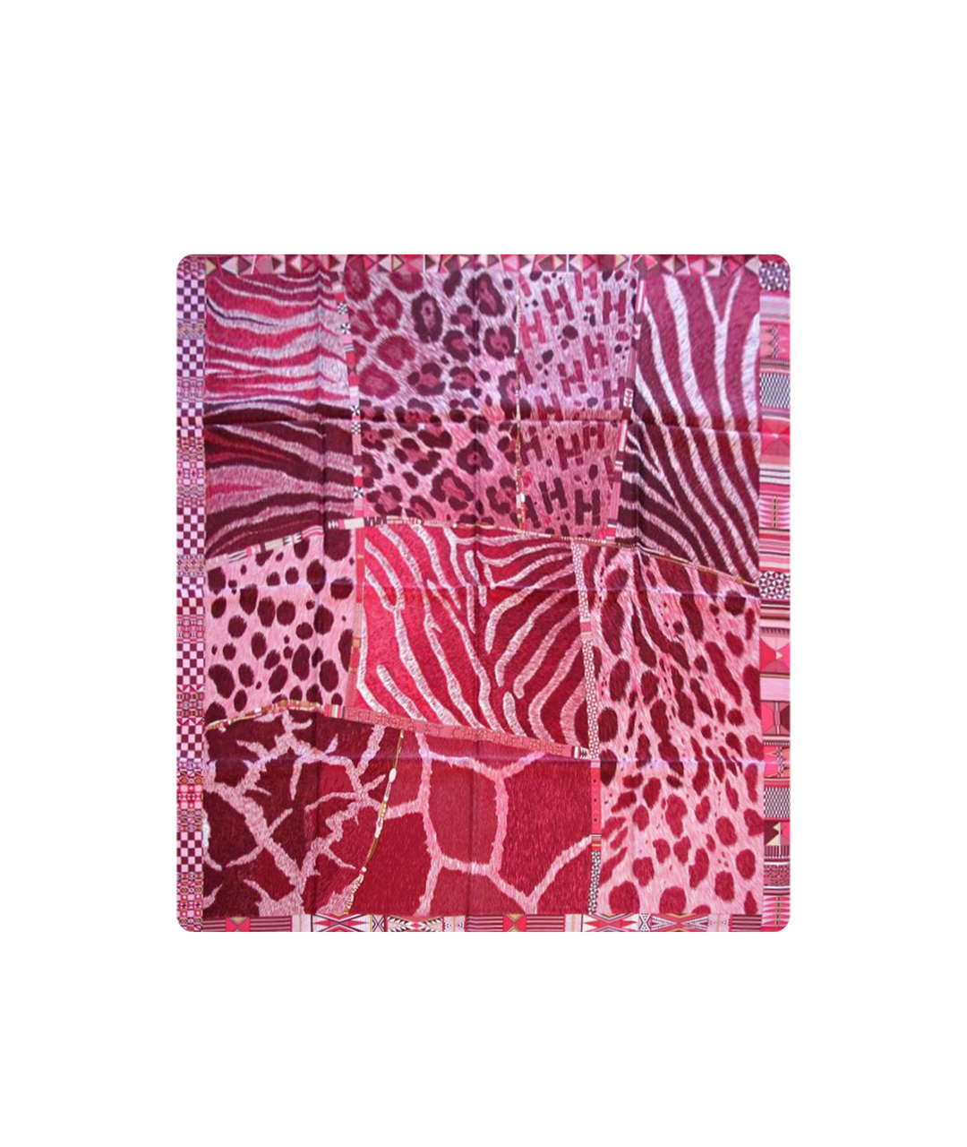 HERMES PRE-OWNED Розовый шелковый шарф, фото 1