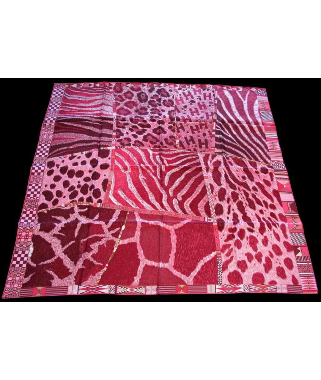 HERMES PRE-OWNED Розовый шелковый шарф, фото 4