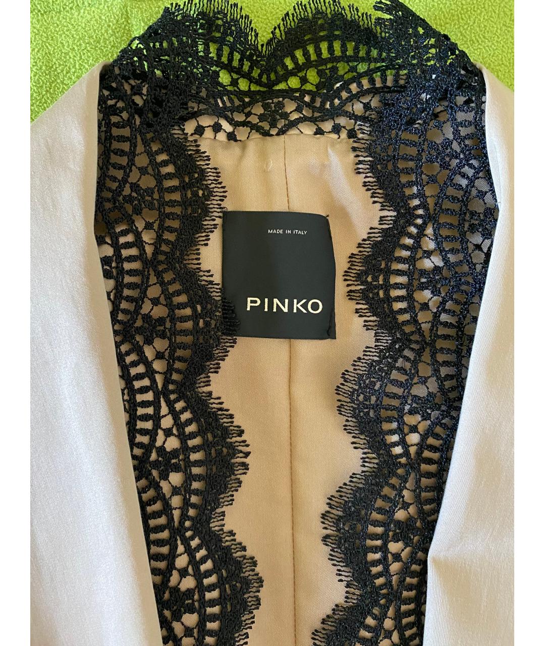 PINKO Бежевая хлопковая блузы, фото 3