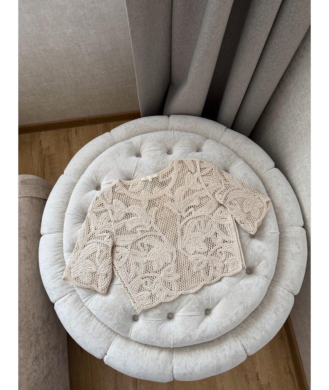 MAJE Бежевый костюм с юбками, фото 6