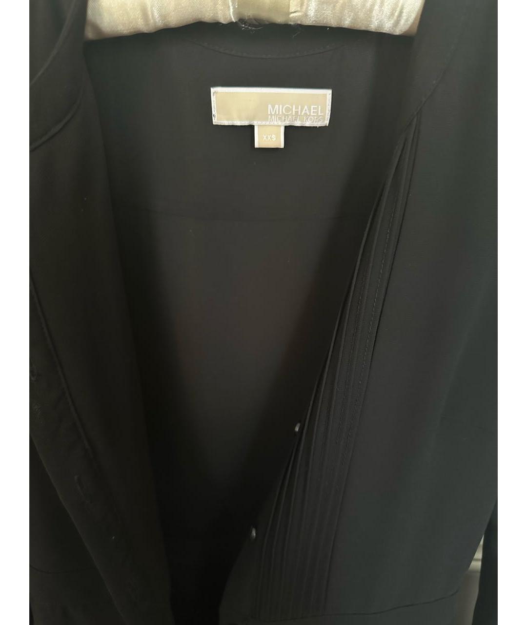 MICHAEL MICHAEL KORS Черное полиэстеровое повседневное платье, фото 3