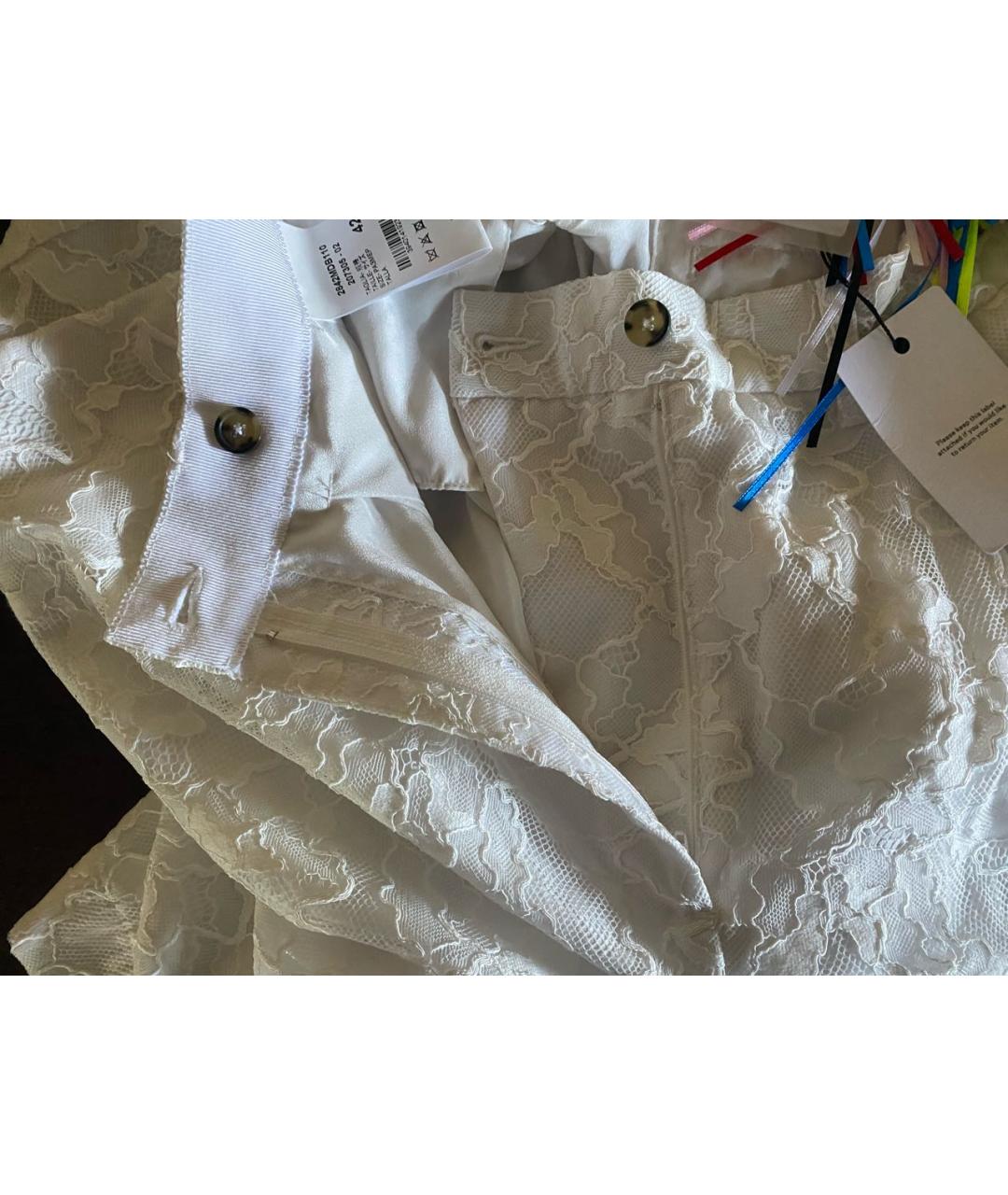 MSGM Белые полиамидовые шорты, фото 5