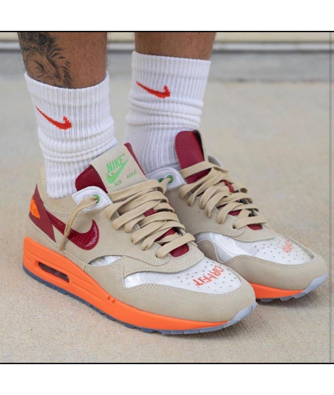 NIKE Мульти замшевые низкие кроссовки / кеды, фото 7