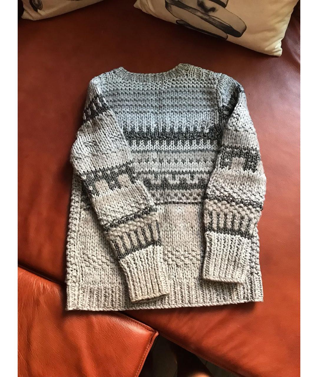 MICHAEL KORS Серебрянный полиэстеровый джемпер / свитер, фото 2