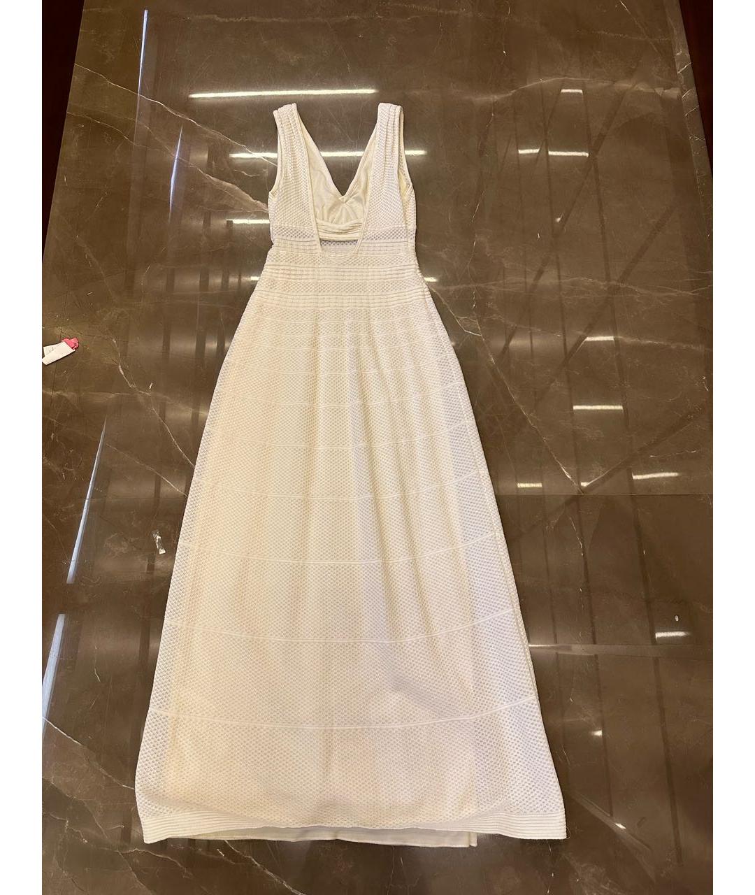 M MISSONI Белое хлопковое повседневное платье, фото 2