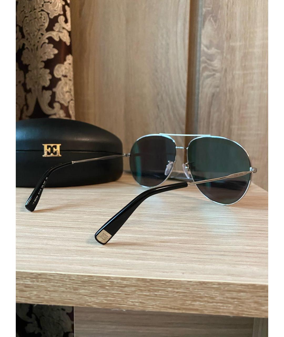 ESCADA Серебряные металлические солнцезащитные очки, фото 7