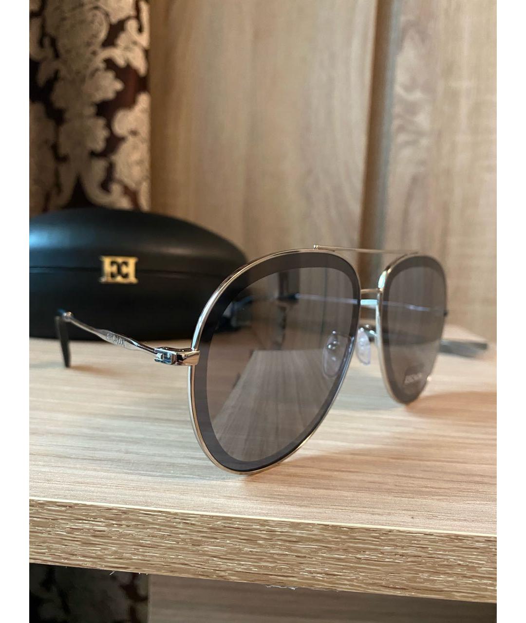 ESCADA Серебряные металлические солнцезащитные очки, фото 5