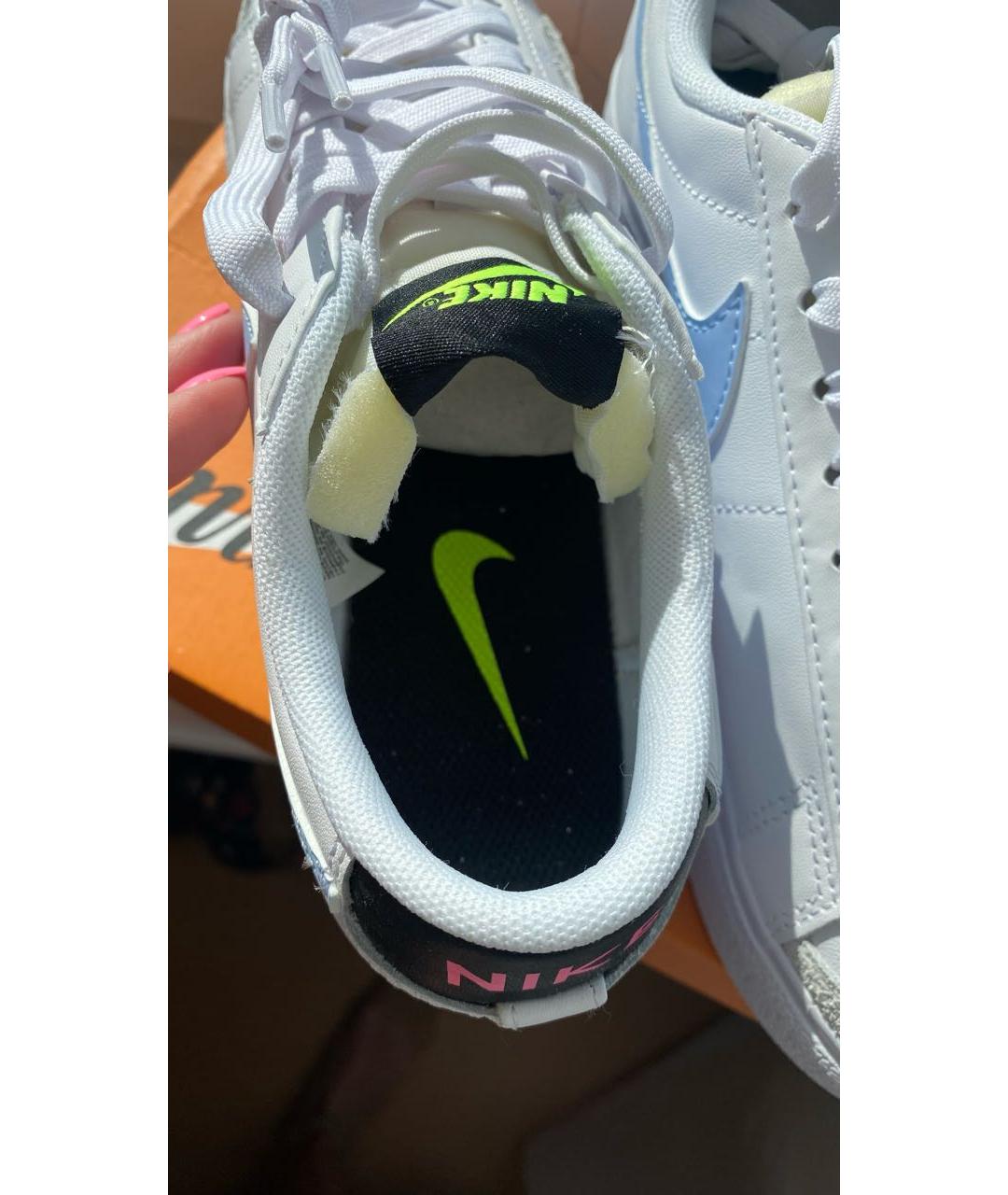 NIKE Белые кеды, фото 4
